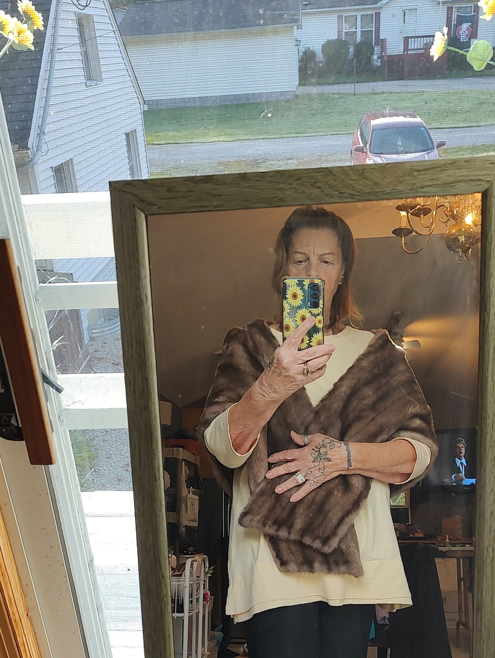 Regina Glenara Vintage Fur Wrap